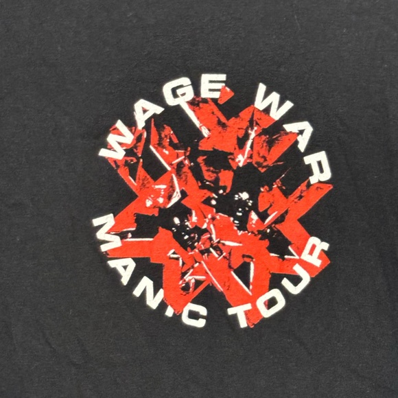 Awesome Wage War Manic Tour 2023 Men’s M Concert T-Shirt MINTY Metalcore Metal - Picture 3 of 4